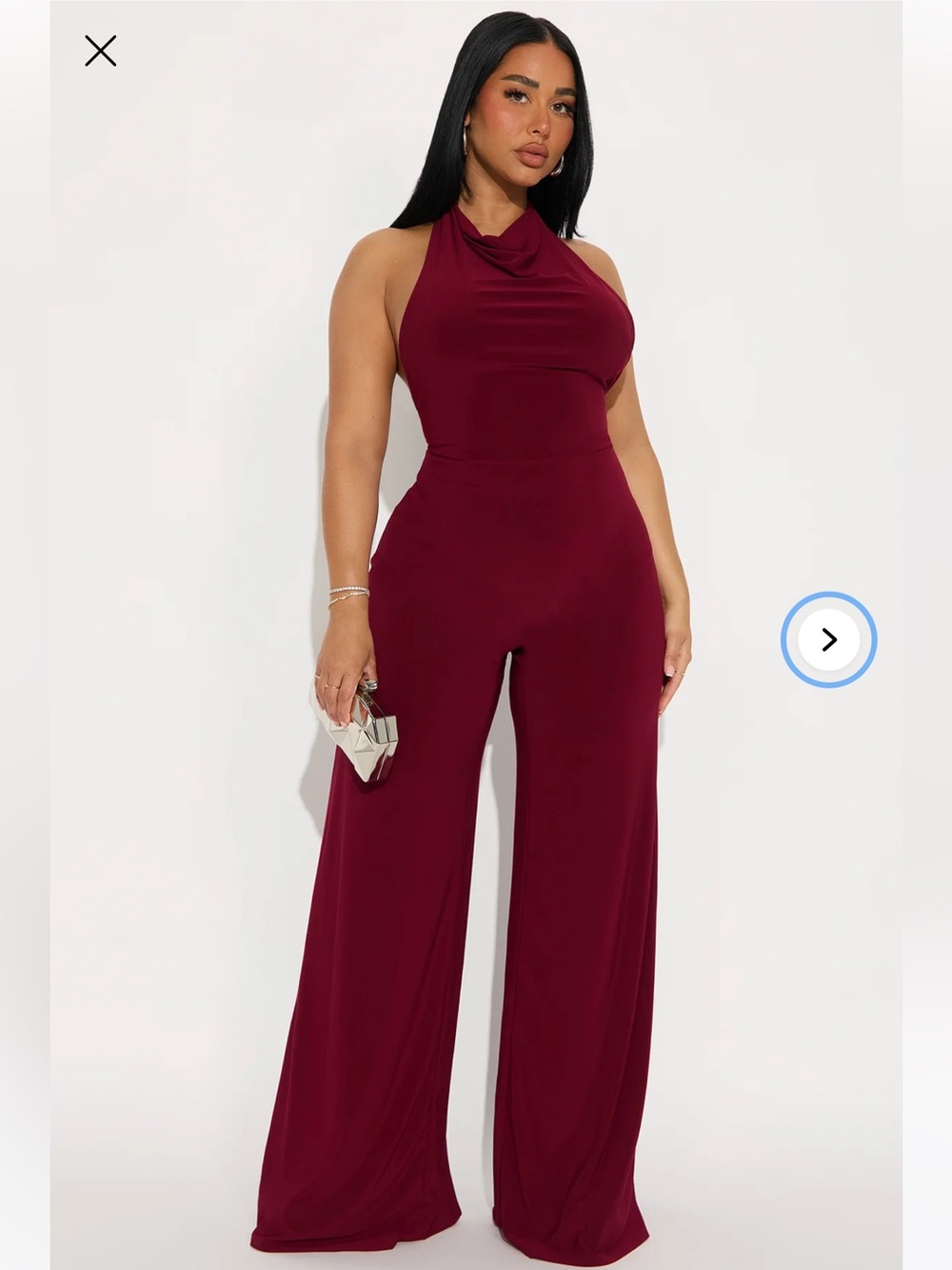Liana Halter Wide Leg Jumpsuit
